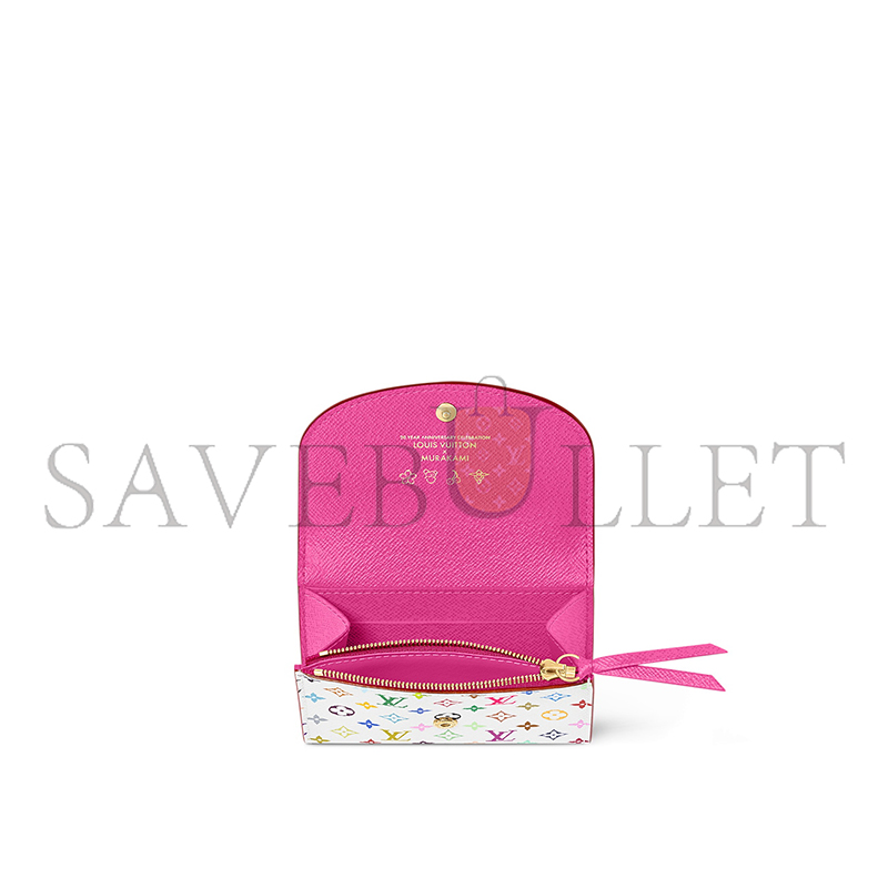 LOUIS VUITTON MURAKAMI LV X TM ROSALIE COIN PURSE M13399 (11*8*3cm) LOUIS VUITTON MURAKAMI LV X TM ROSALIE COIN PURSE M13399 (11*8*3cm)